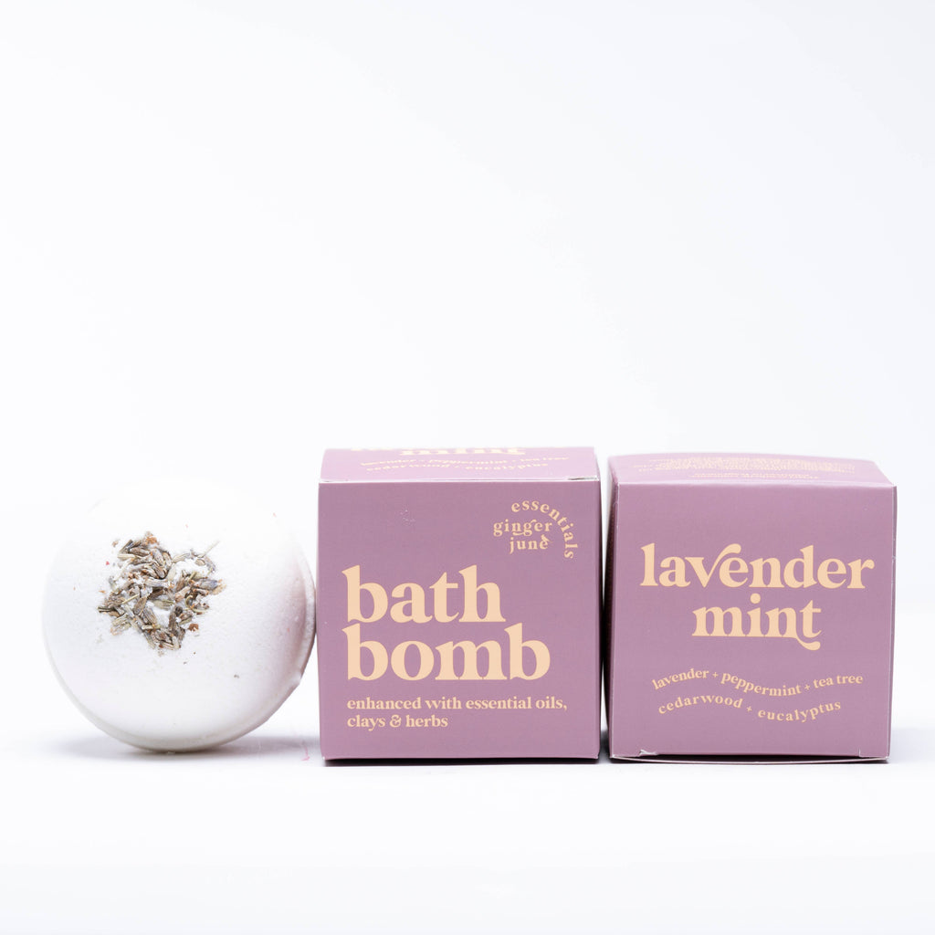 LAVENDER MINT • 100% BOTANICAL BATH BOMB •