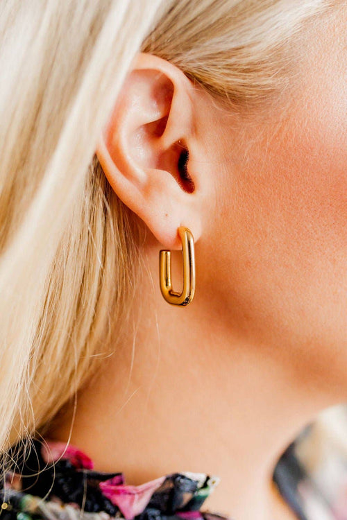 Danielle Hoop Earrings - Gold