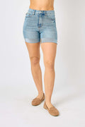 HW Mineral Wash Destroy BF Shorts
