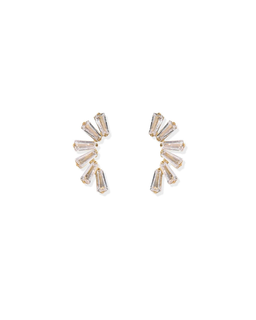 Screwback Stud Earrings - Delaney Gold