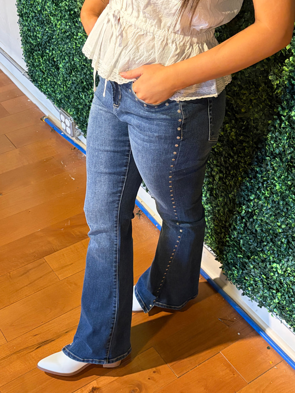 Studded Denim