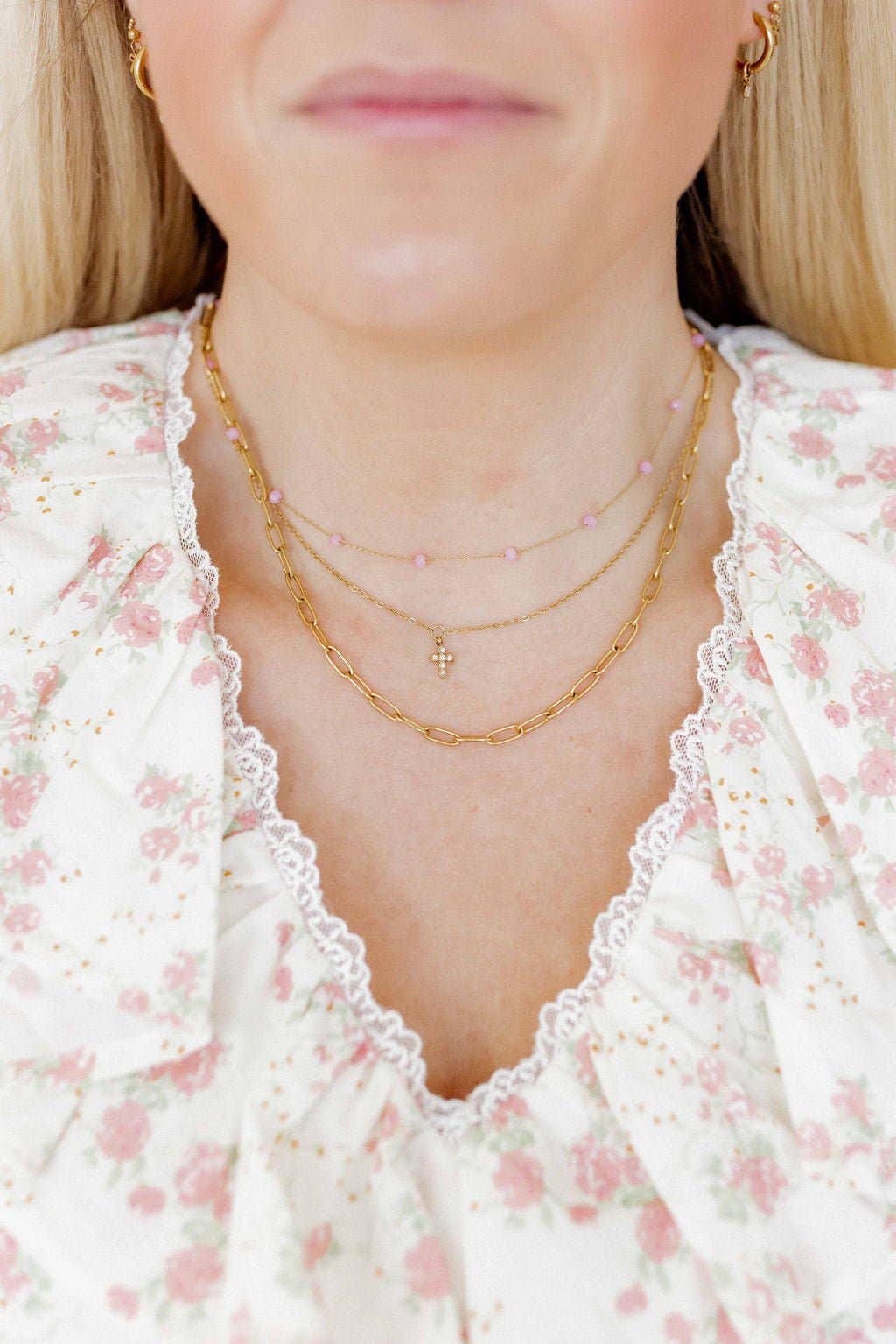 Necklace - Palmer Paperclip Gold