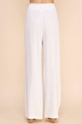 Soft Linen Wide Leg Pants