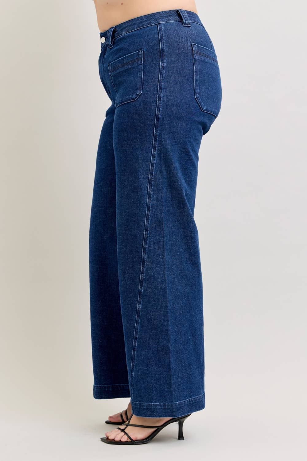 HW Retro Wide w/ Patch Pkts & Twisted Seams - PLUS