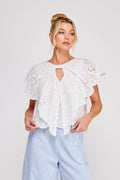 Eyelet Butterfly Top