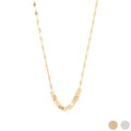 18K Gold PVD Lip Chain Charm Necklace