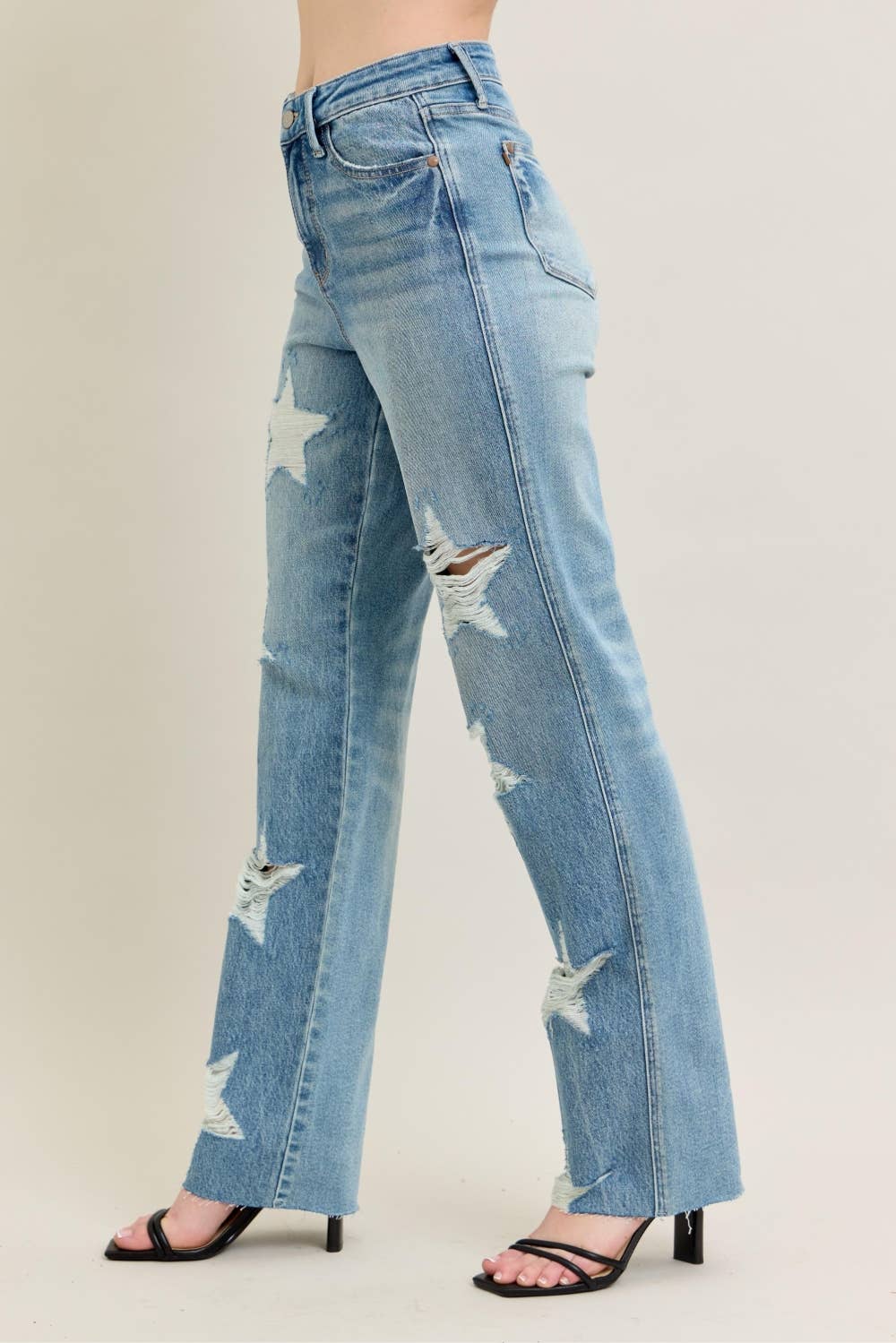 HW Rigid Magic Star Shaped Destroy 90's Straight