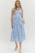 Striped Midi Dress