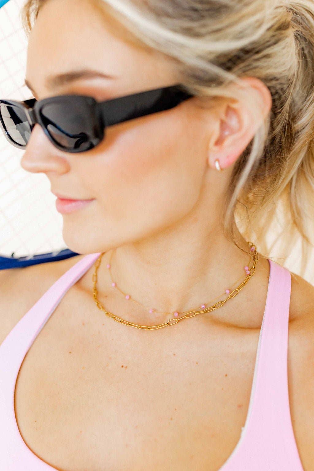 Necklace - Palmer Paperclip Gold