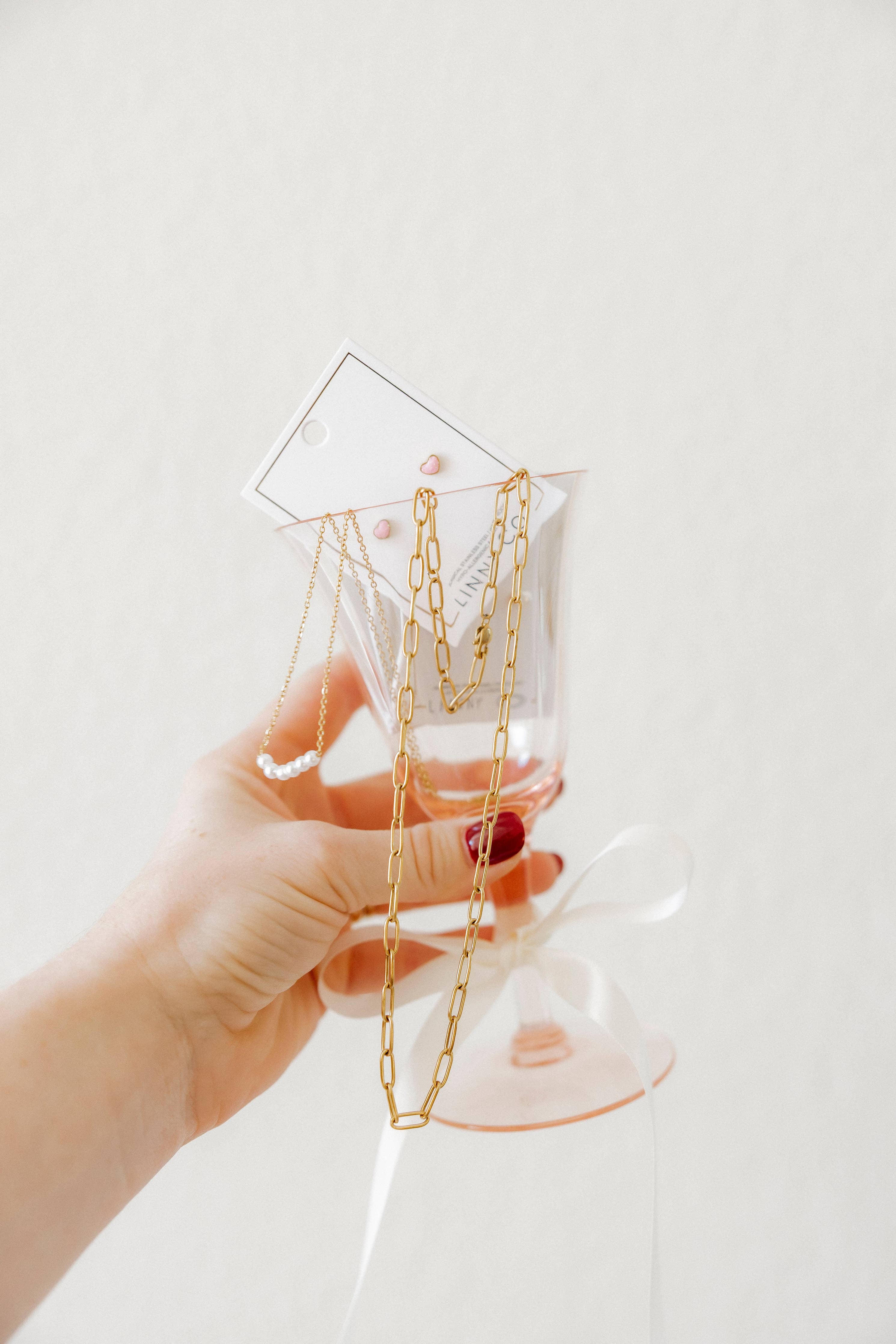 Necklace - Palmer Paperclip Gold
