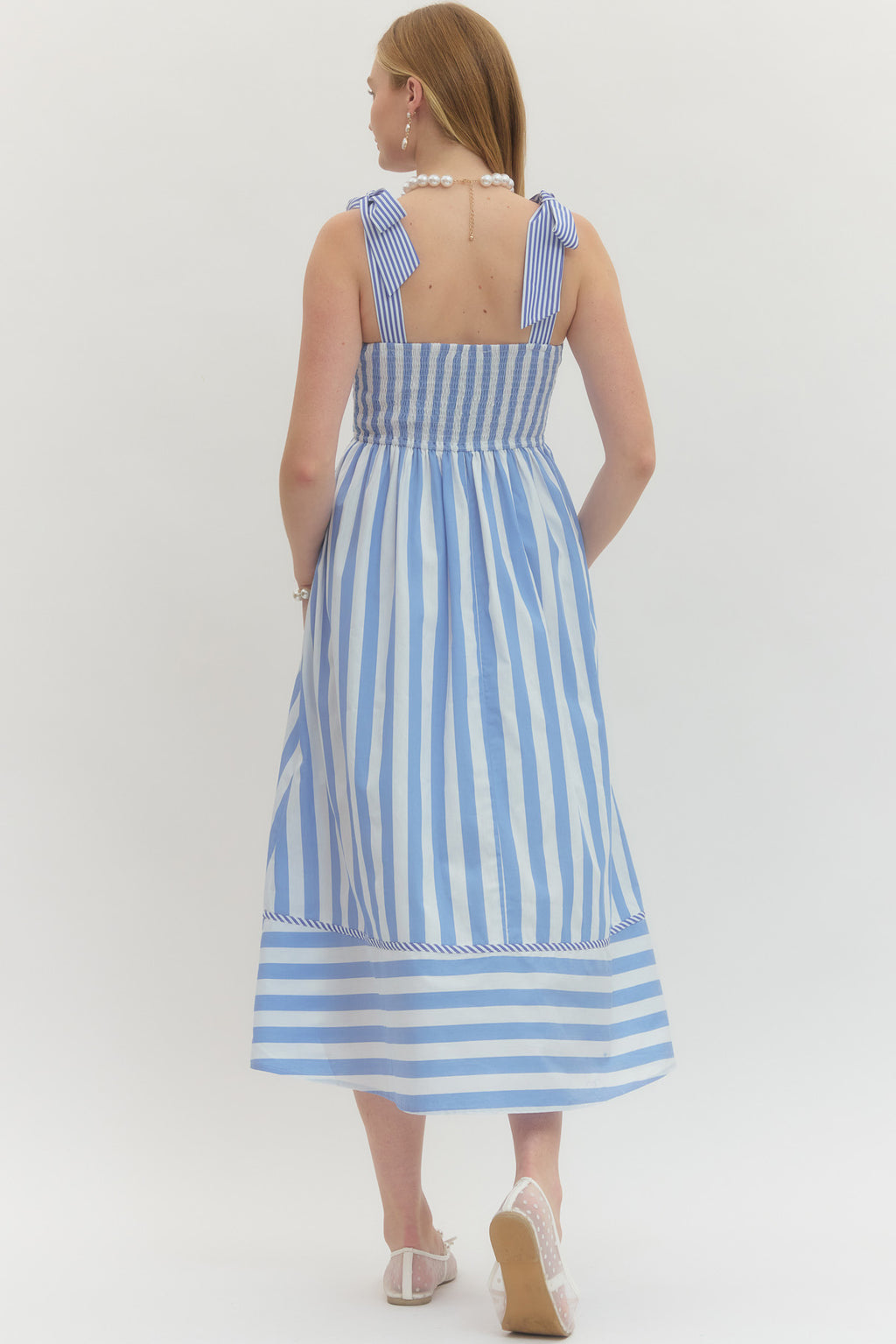 Striped Midi Dress