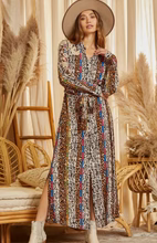 Leopard Print Maxi Dress