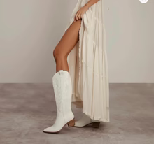 White Cowgirl Boot