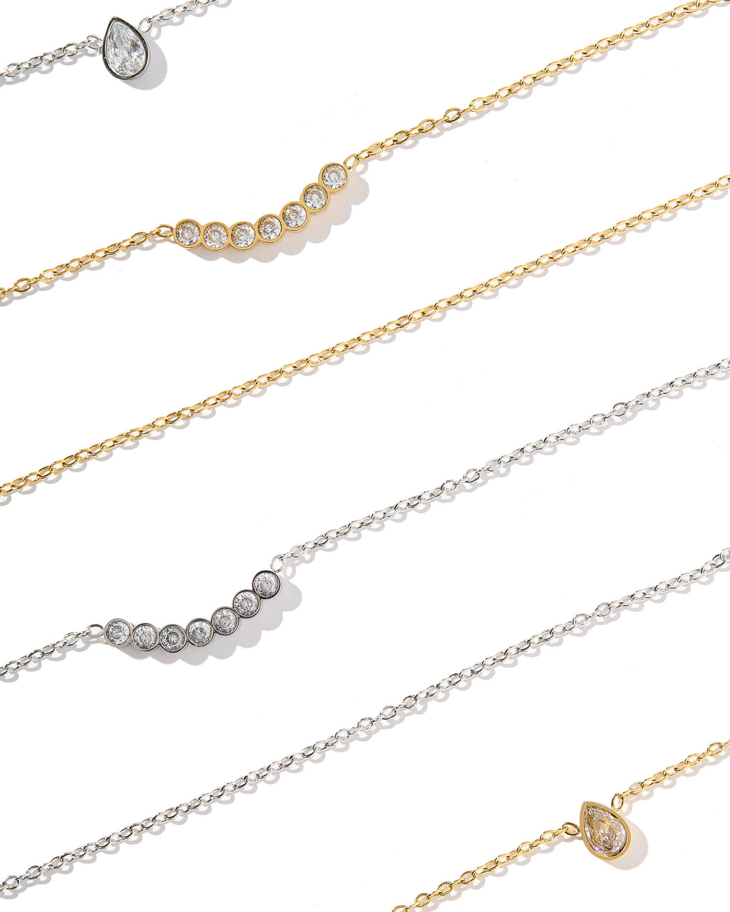 Necklace - Paloma Pear Drop Gold