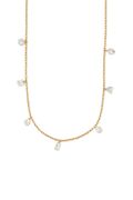 Necklace - Allegra Clear Gold