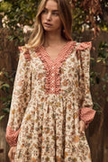 Floral Print Midi Dress