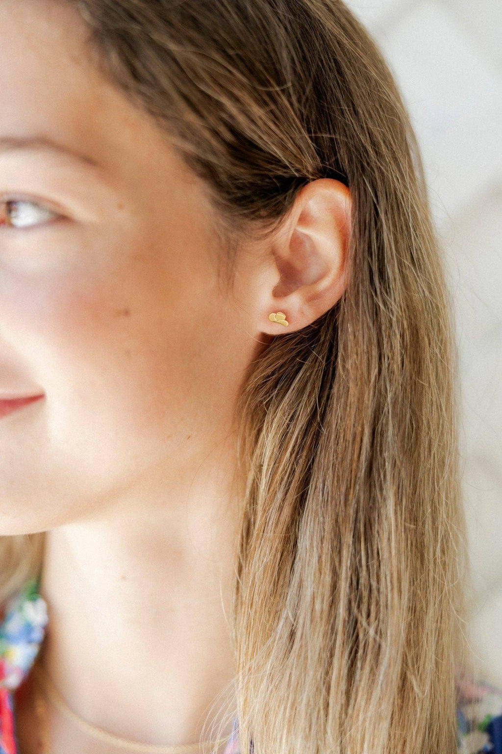 Screwback Stud Earrings - Cowgirl Hat