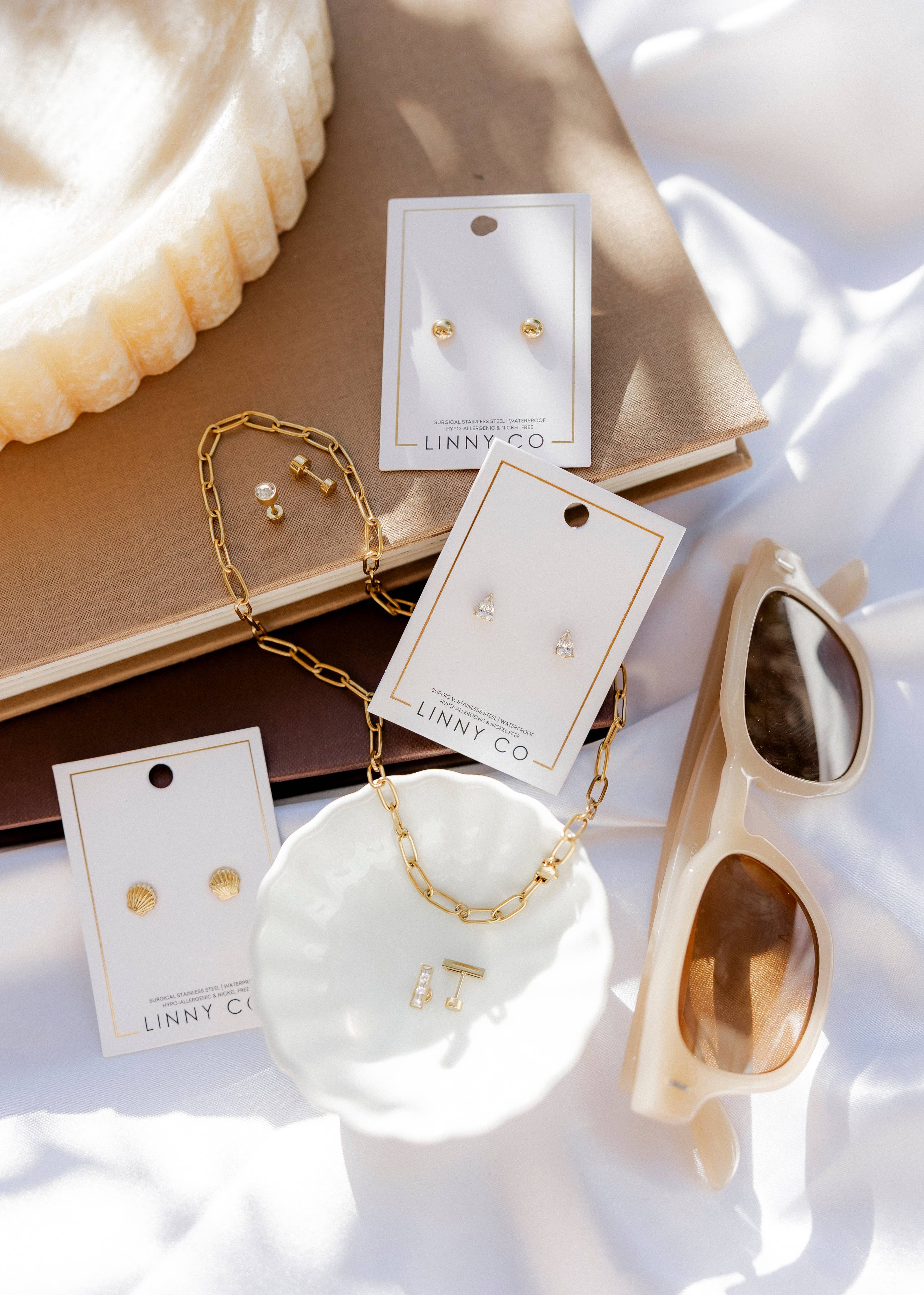 Necklace - Palmer Paperclip Gold