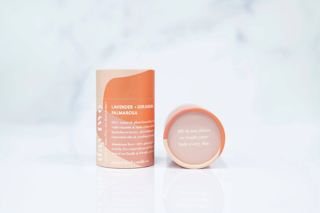 Day two • 100% natural dry shampoo