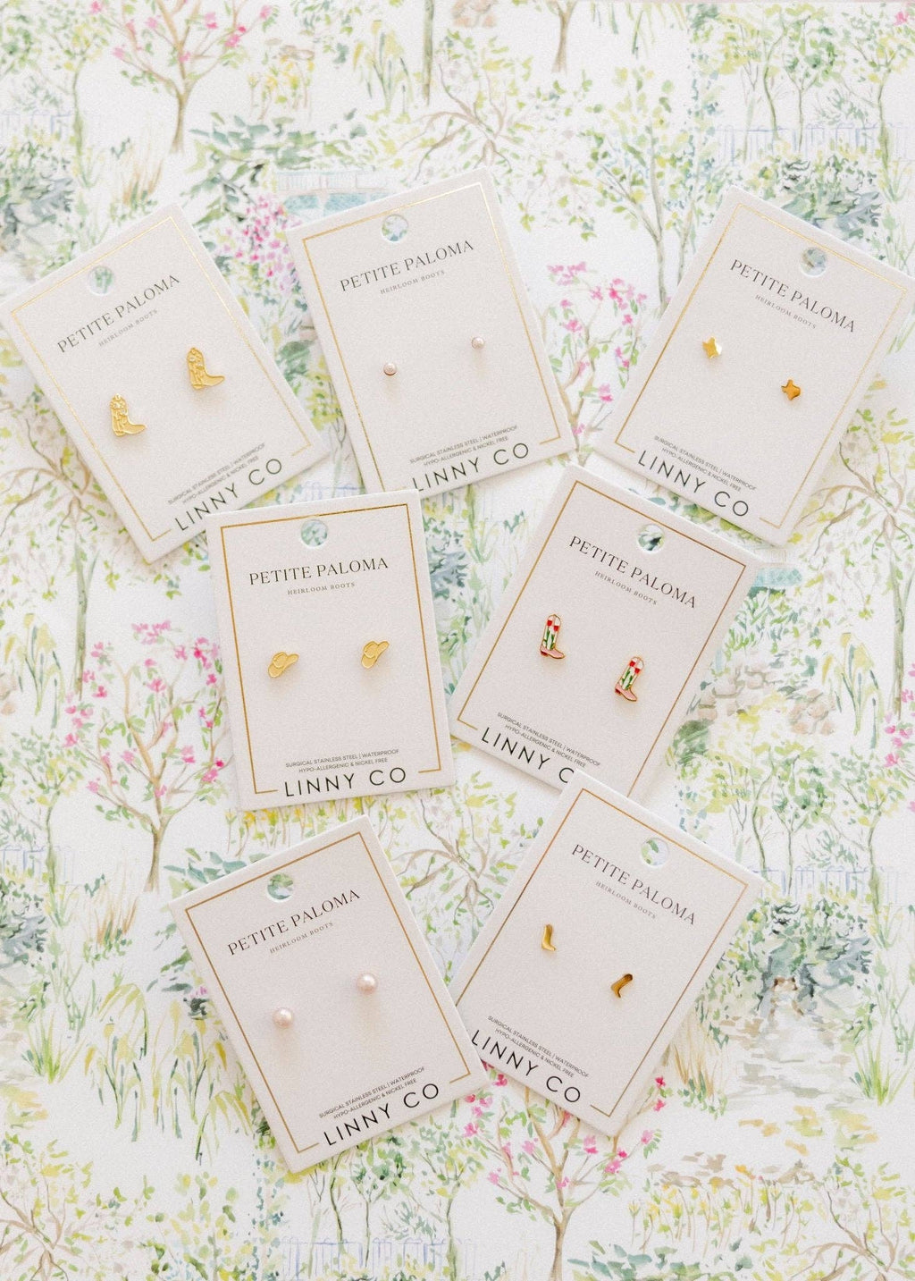 Screwback Stud Earrings - Cowgirl Hat