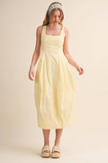 TULIP HEM MIDI DRESS