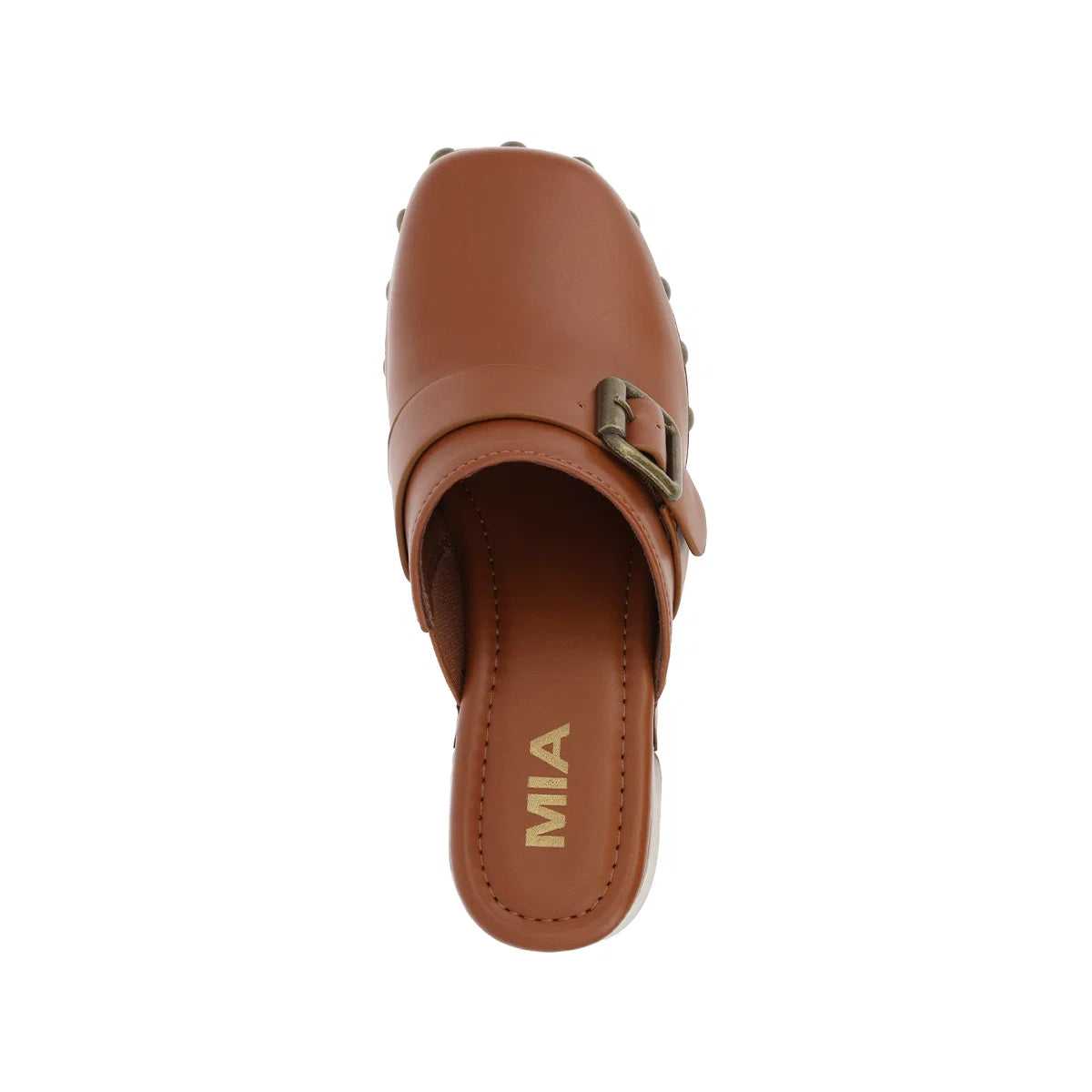 Larina - Cognac Clog Heel