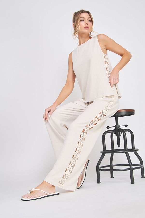 Linen Natural Pant