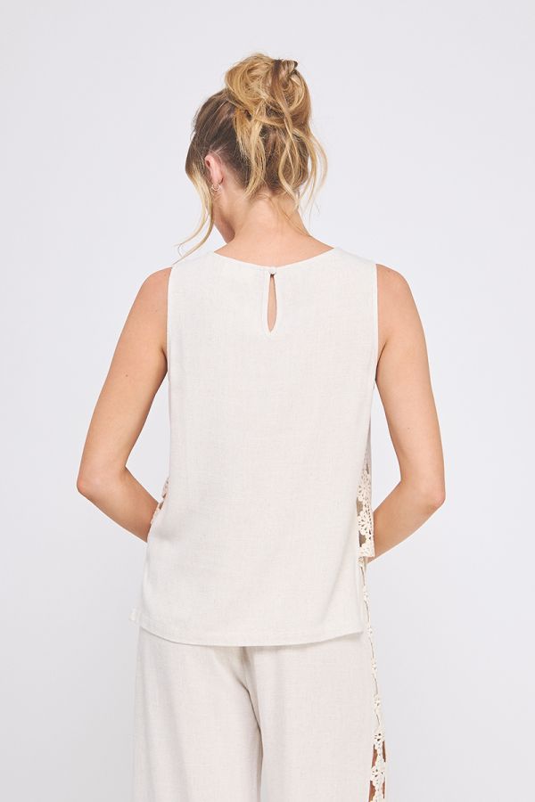 Linen Natural Top